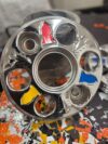 Truck 6 Hole Steel Wheel Cap (chrome finishing)
